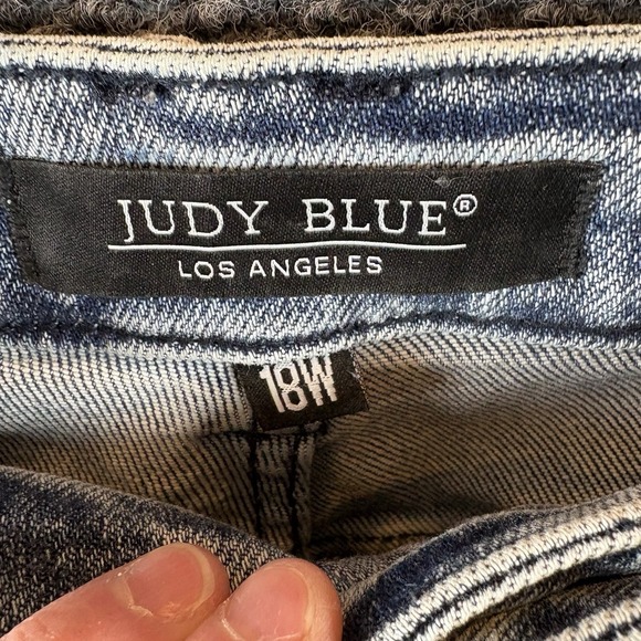 Judy Blue Jeans Women 18W Boho Babe Vintage High Rise Slim Fit JB88617 - Picture 2 of 11